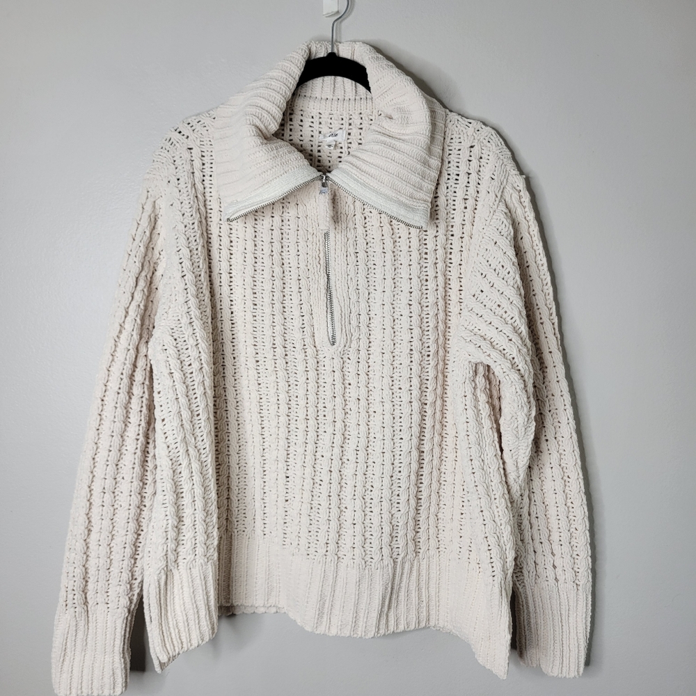 Aerie Open Knit Oversized Sweater